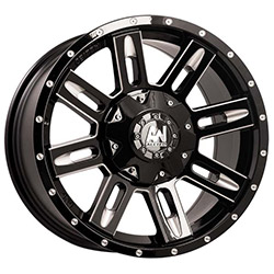 Stinger Black Milled - Allied Off-road performance wheels